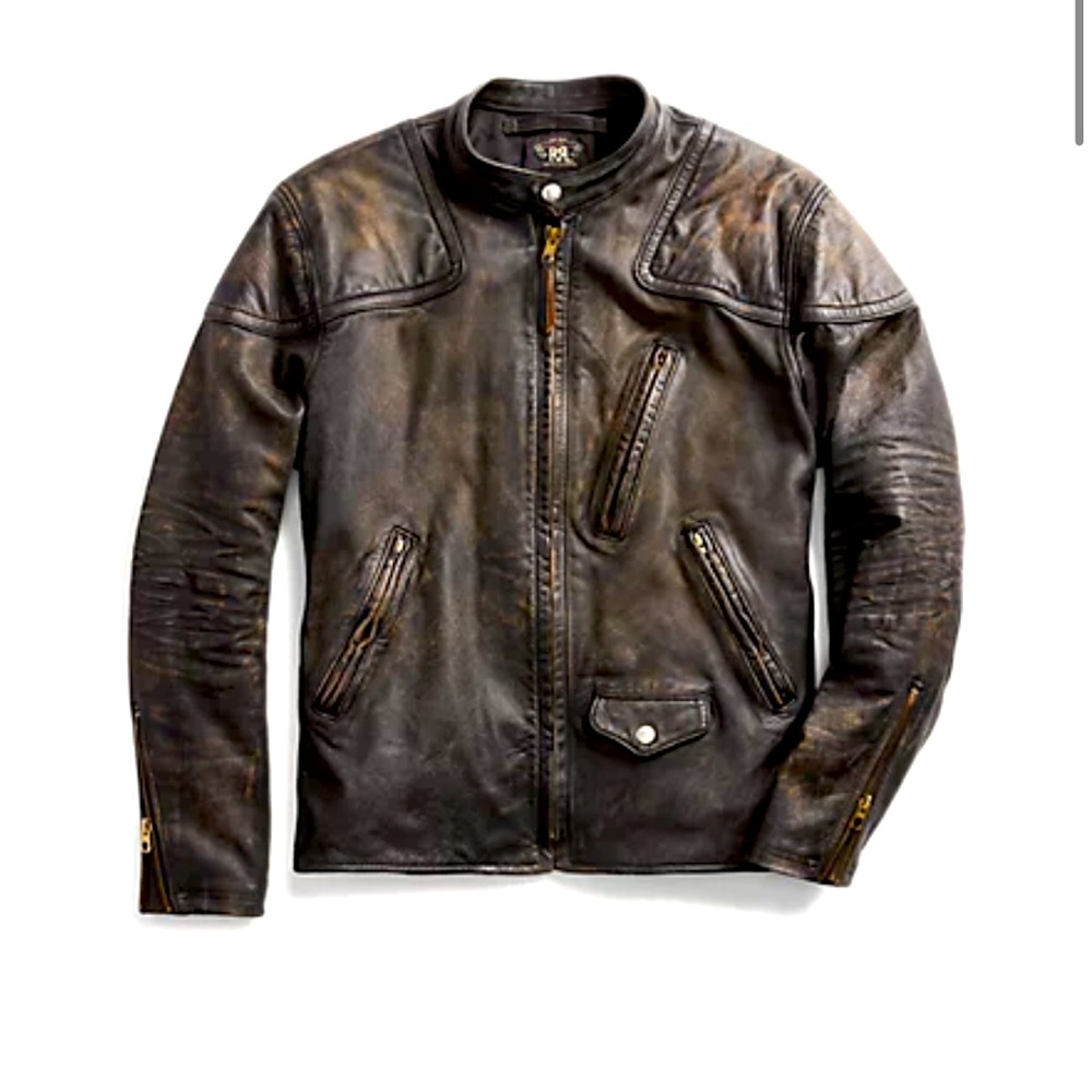 Slim fit Ralph Lauren leather jacket